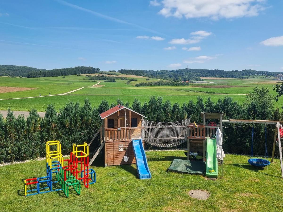 Ferienwohnung Biosphaerenblick Münsingen المظهر الخارجي الصورة