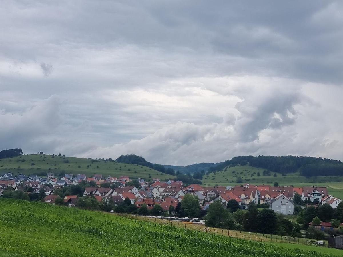 Ferienwohnung Biosphaerenblick Münsingen المظهر الخارجي الصورة